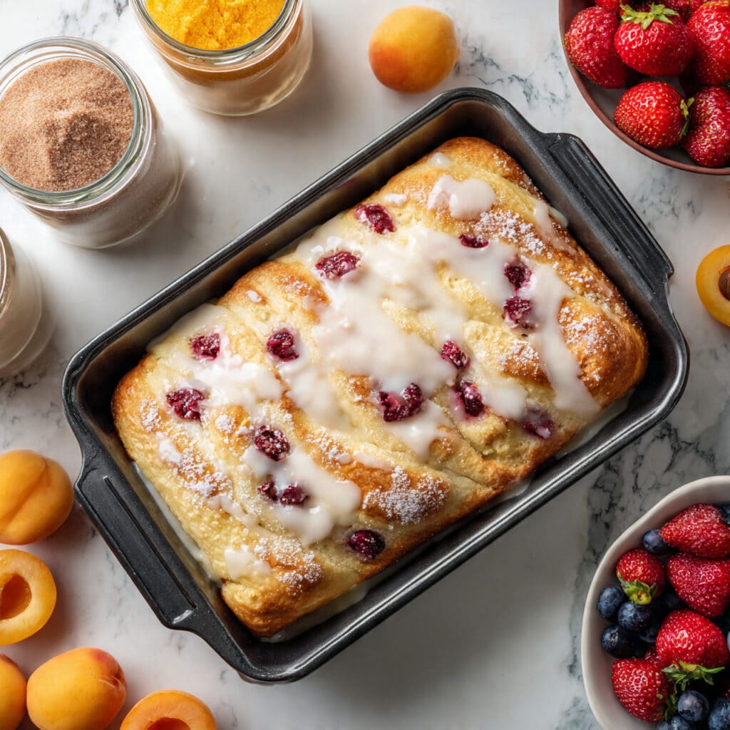 Homemade Jam Donut Focaccia Recipe