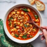 Minestrone Soup With Fresh Vegetables Recipe