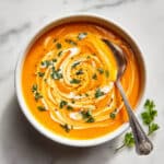 Creamy Roasted Butternut Squash Soup with Warm Spices Recipe