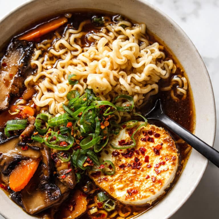 Vegan Korean Spicy Stir-Fried Ramyeon Recipe