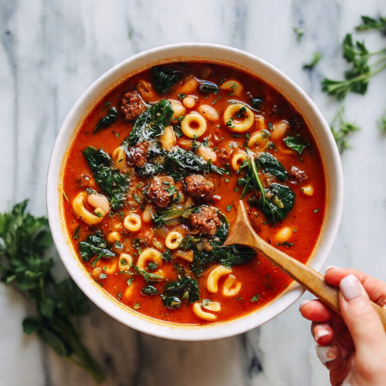 Minestrone Soup With Fresh Vegetables Recipe