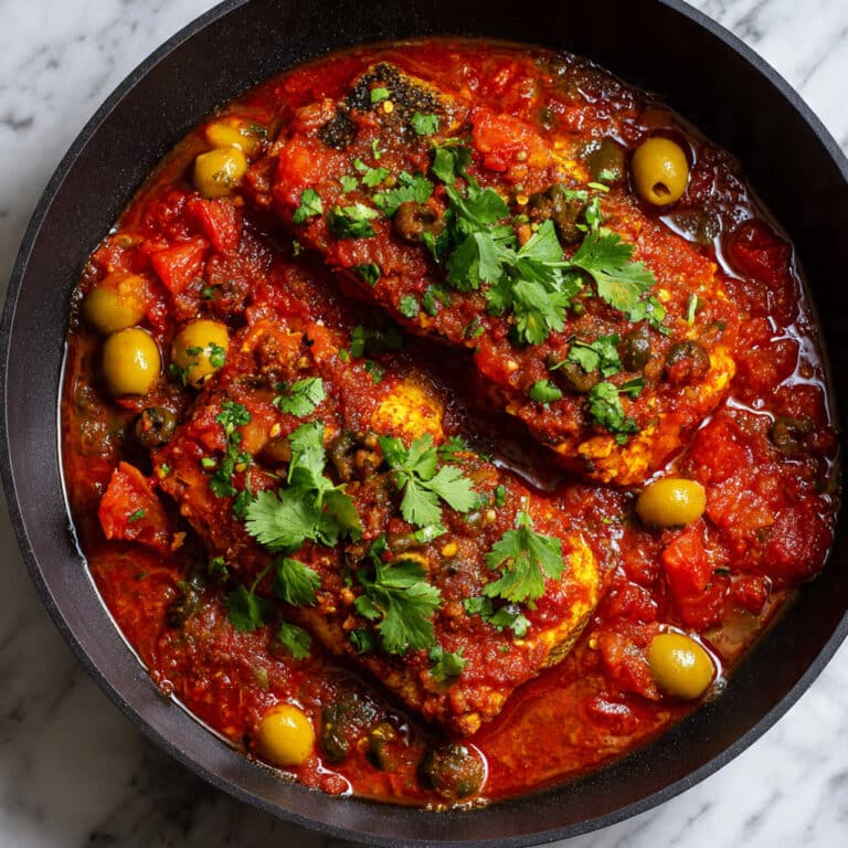 Classic Spicy Moroccan Chicken in Rich Sauce Recipe
