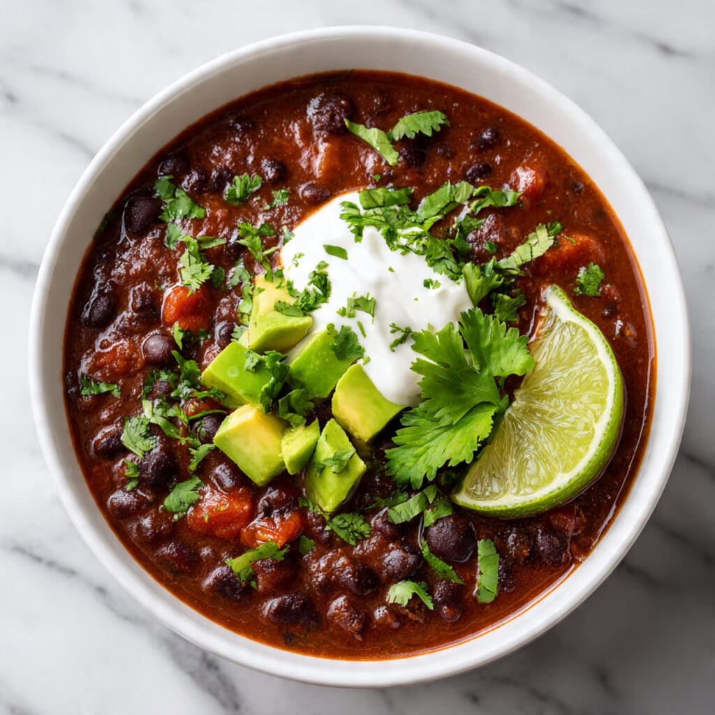 Spicy Black Bean Soup for a Cozy Night Recipe