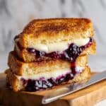 Beef Blackberry French Toast Sandwich Recipe
