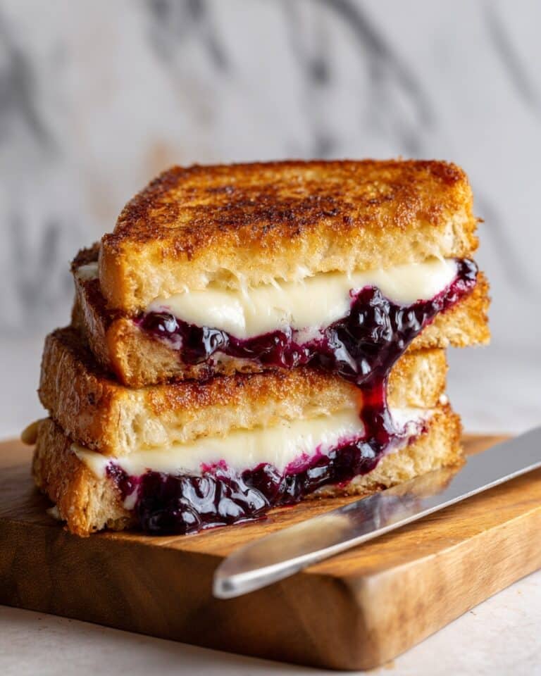 Beef Blackberry French Toast Sandwich Recipe