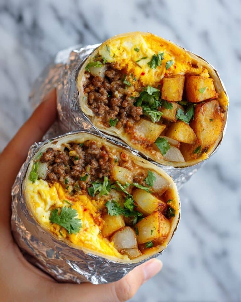 Chorizo Breakfast Burrito Recipe