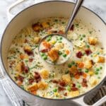 Creamy Chicken Noodle Soup with Pancetta Recipe