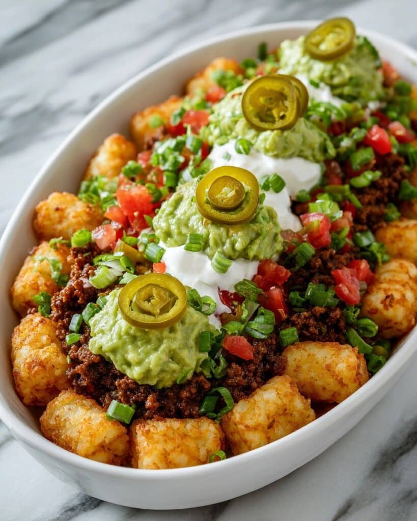 Loaded Cheesy Bacon Tater Tots Recipe