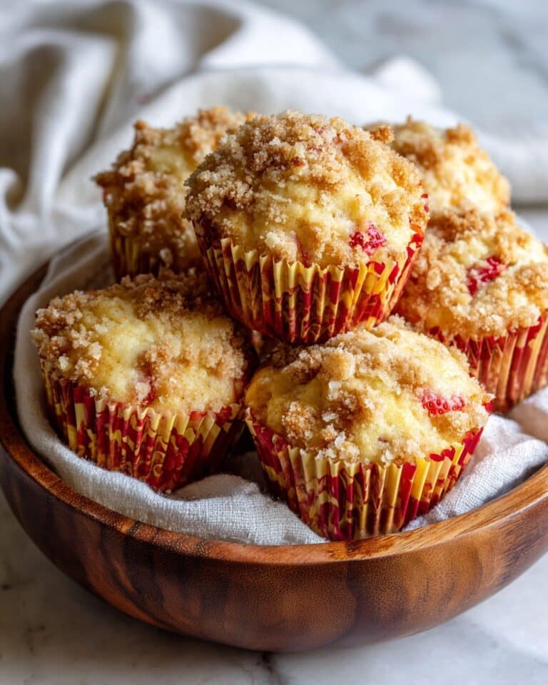 Strawberry Rhubarb Muffins Recipe