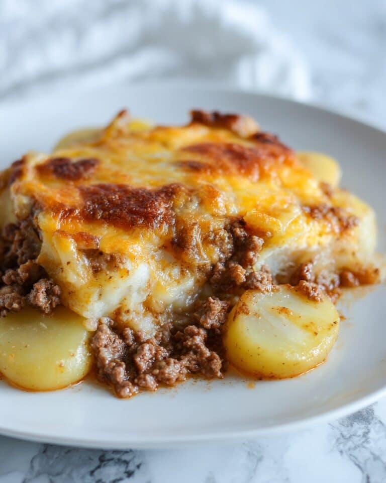 Slow Cooker Cheesy Beef and Potatoes Recipe