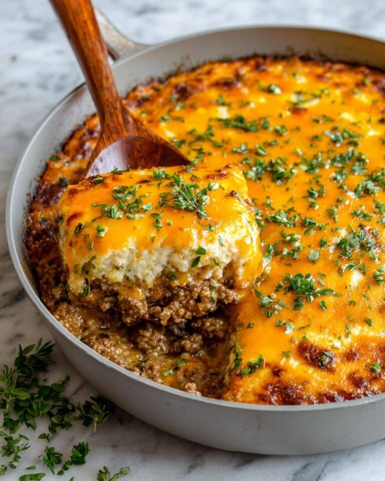 Beef and Cauliflower Rice Casserole Recipe