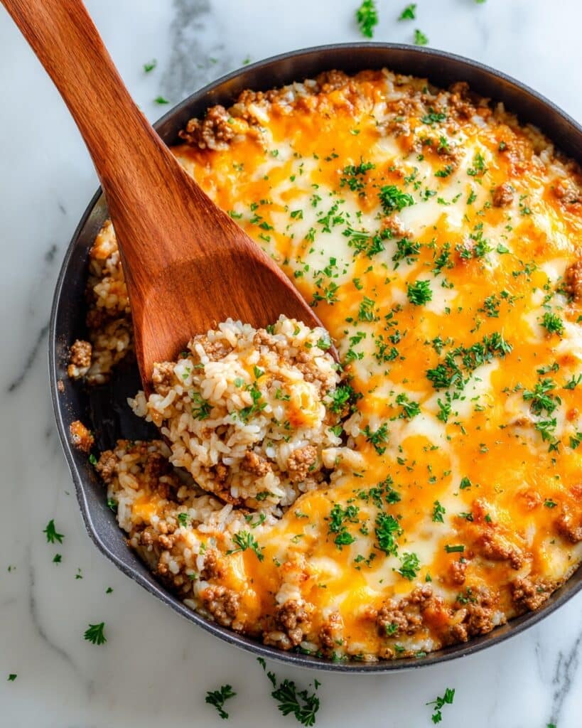 Beef and Cauliflower Rice Casserole Recipe
