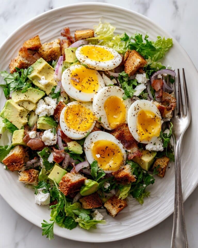 Breakfast Salad with Avocado and Egg Recipe