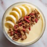 Creamy Barley Breakfast Smoothie Bowl with Fresh Fruit and Yogurt Recipe