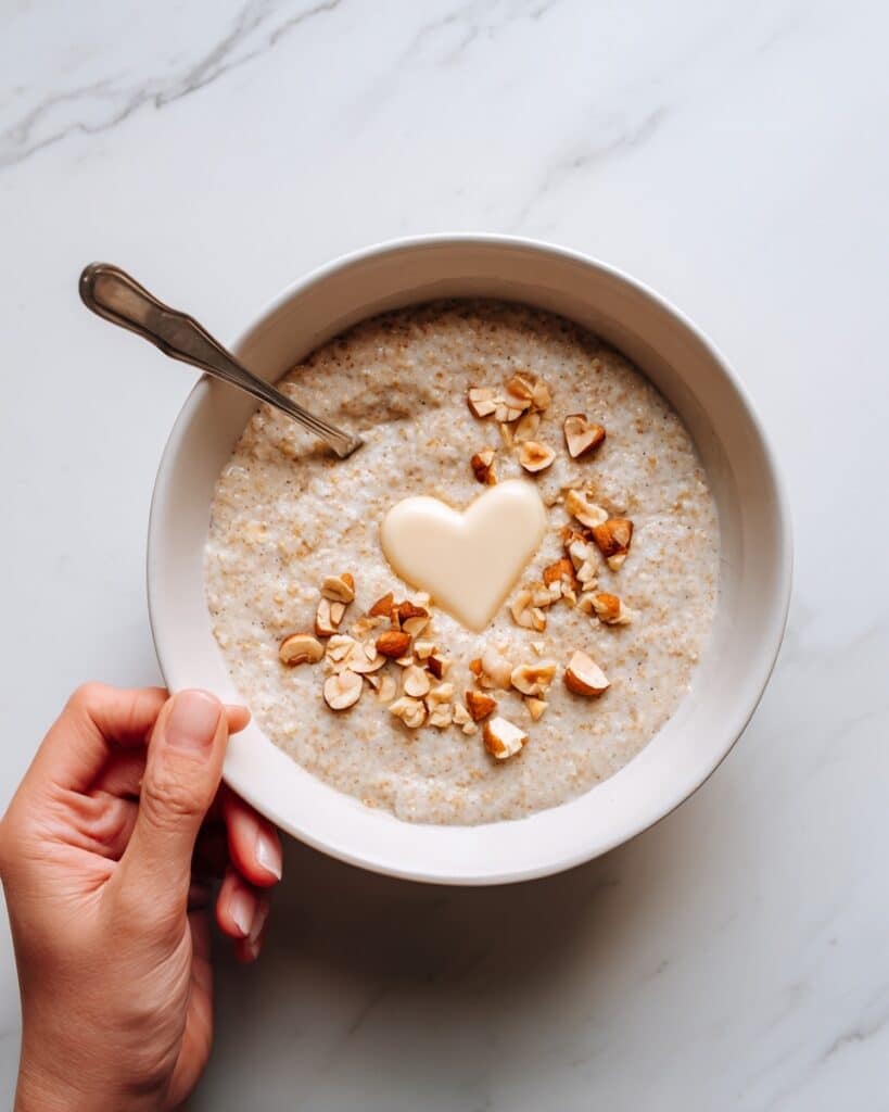 Creamy Apple Baked Oatmeal with Healthy Caramel Sauce Recipe