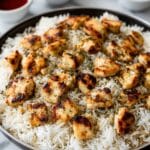 Creamy Chicken Scampi with Garlic Parmesan Rice Recipe