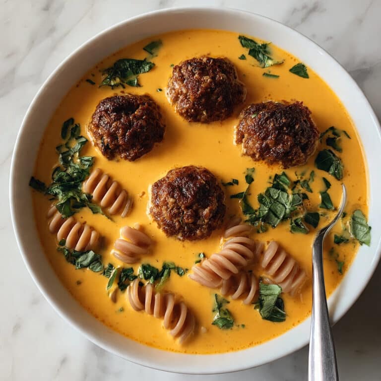Creamy Italian Meatball Soup Recipe