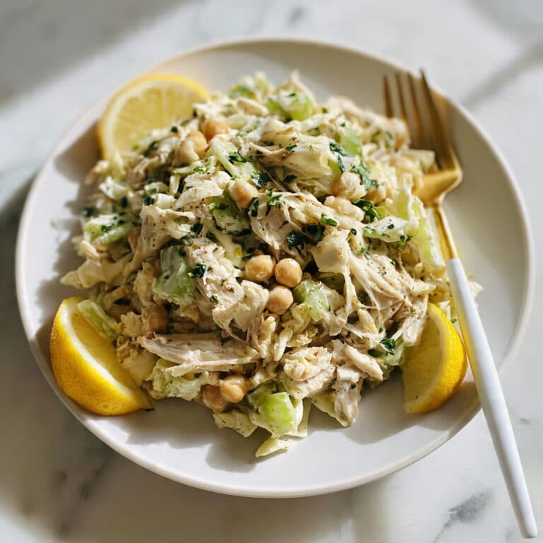 Chicken Caesar Salad with Creamy Yogurt Dressing Recipe