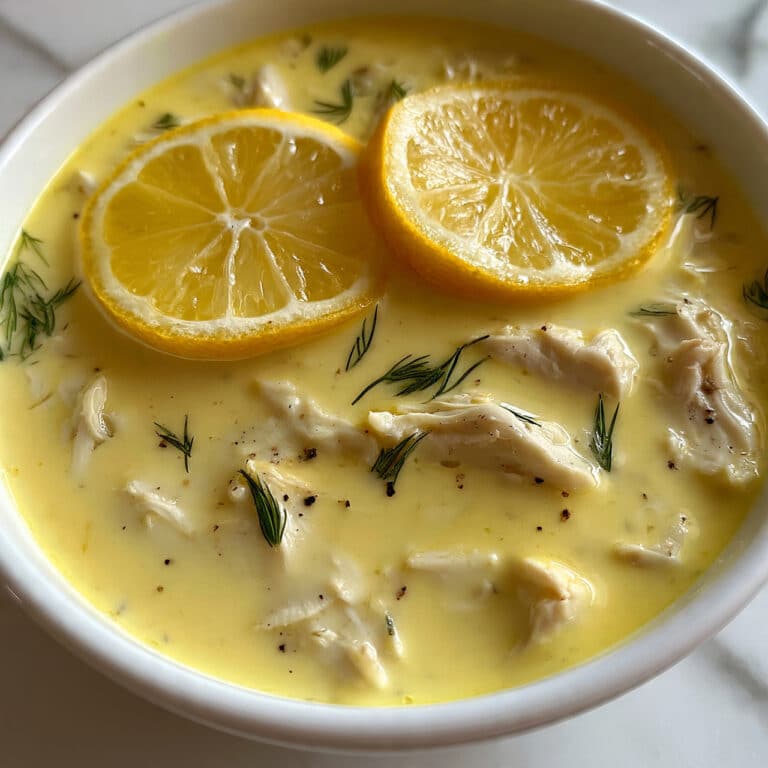 Mediterranean Lemon Chicken Soup Recipe