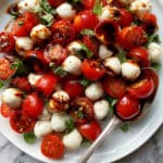 Caprese Cherry Tomato and Mozzarella Salad Recipe