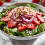 Strawberry and Feta Salad with Honey Dressing Recipe