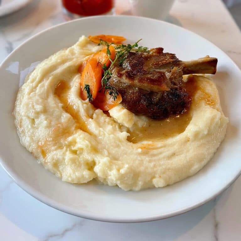 Braised Lamb Shanks with Rosemary Jus Recipe