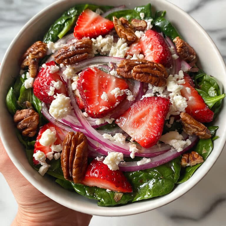 Goat Cheese Salad with Arugula and Strawberries Recipe