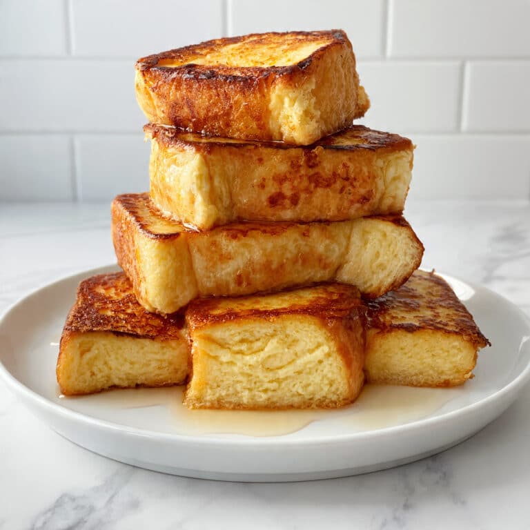 Hawaiian Roll French Toast with Cinnamon Sugar Recipe