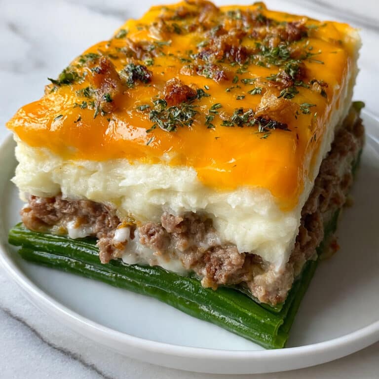 Hamburger Green Bean Casserole Recipe