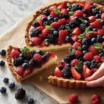 Mixed Berry Cheesecake Pizza Recipe