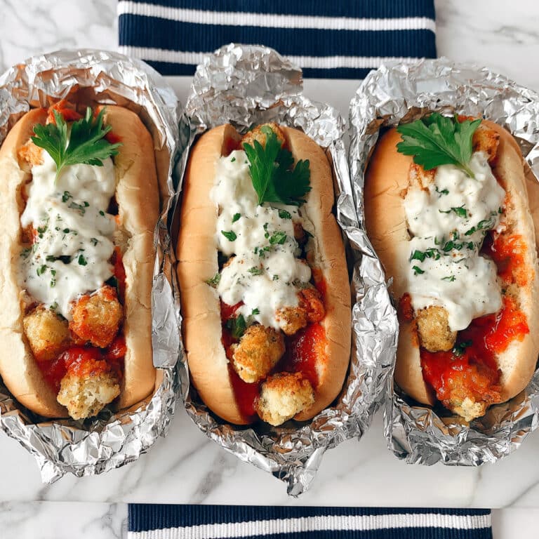 Stuffed Meatballs Over Loaded Baked Potatoes Recipe