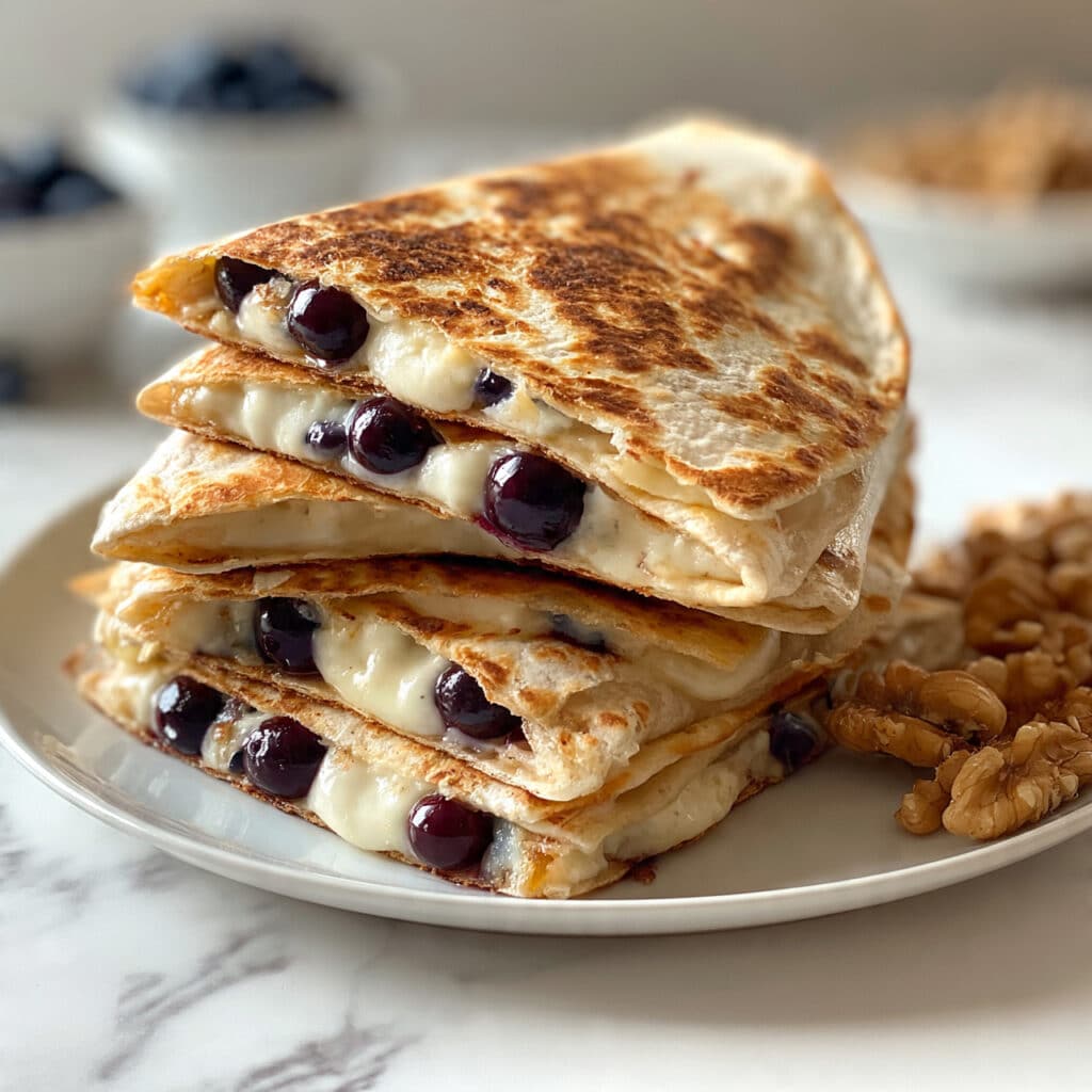Blueberry Breakfast Quesadilla Recipe