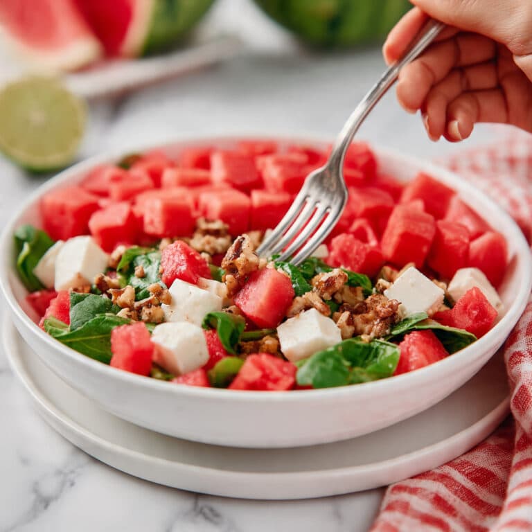 Arugula Salad with Watermelon and Feta Recipe