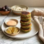 Zucchini and Pea Fritters Recipe