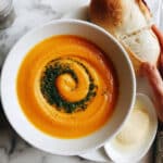 Slow Cooker Creamy Carrot Soup with Herbs Recipe
