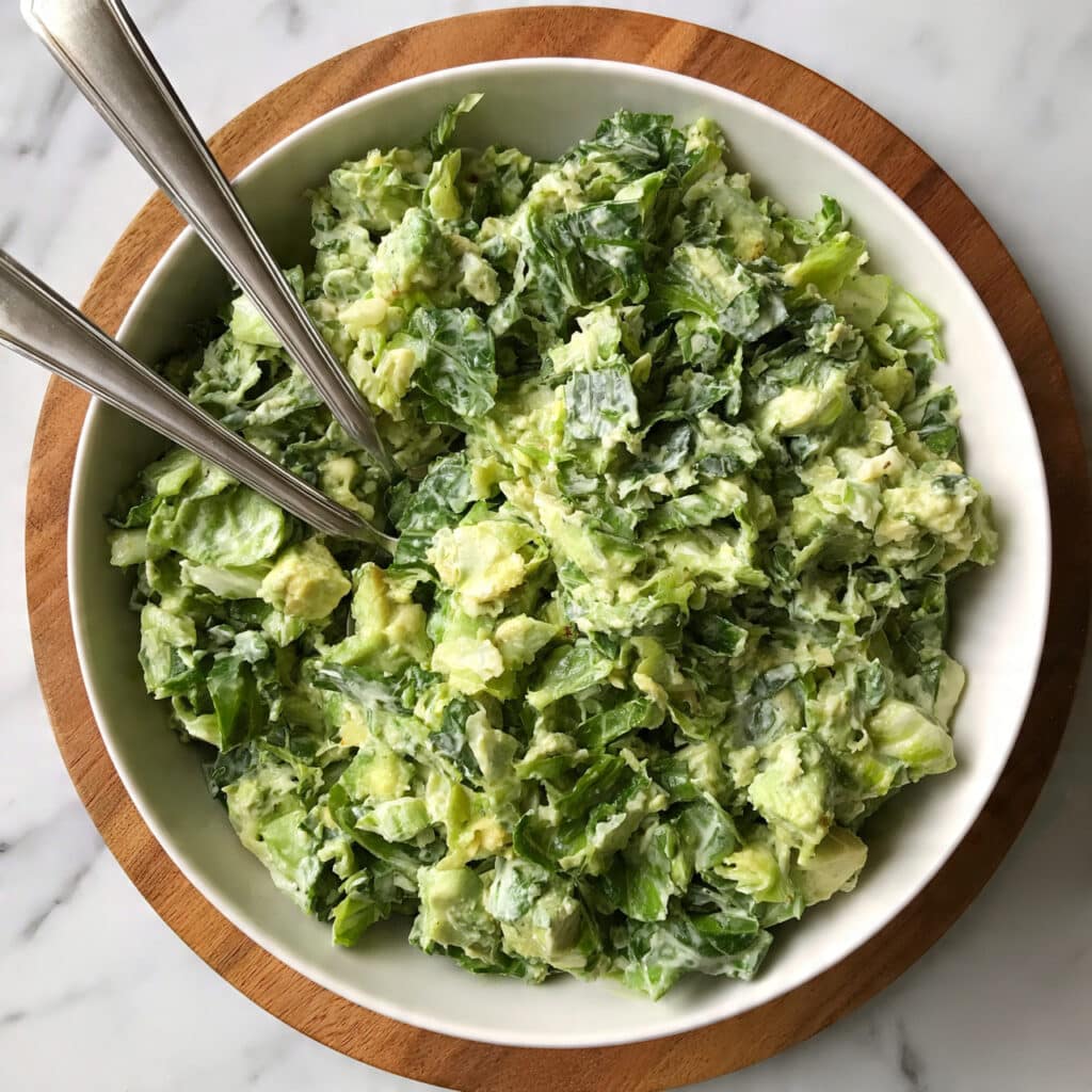 Green Goddess Salad with Crisp Cabbage, Cucumbers, and Fresh Herb Dressing Recipe