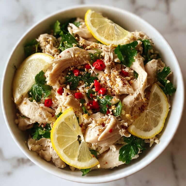 Chinese Lemon Shredded Chicken Recipe