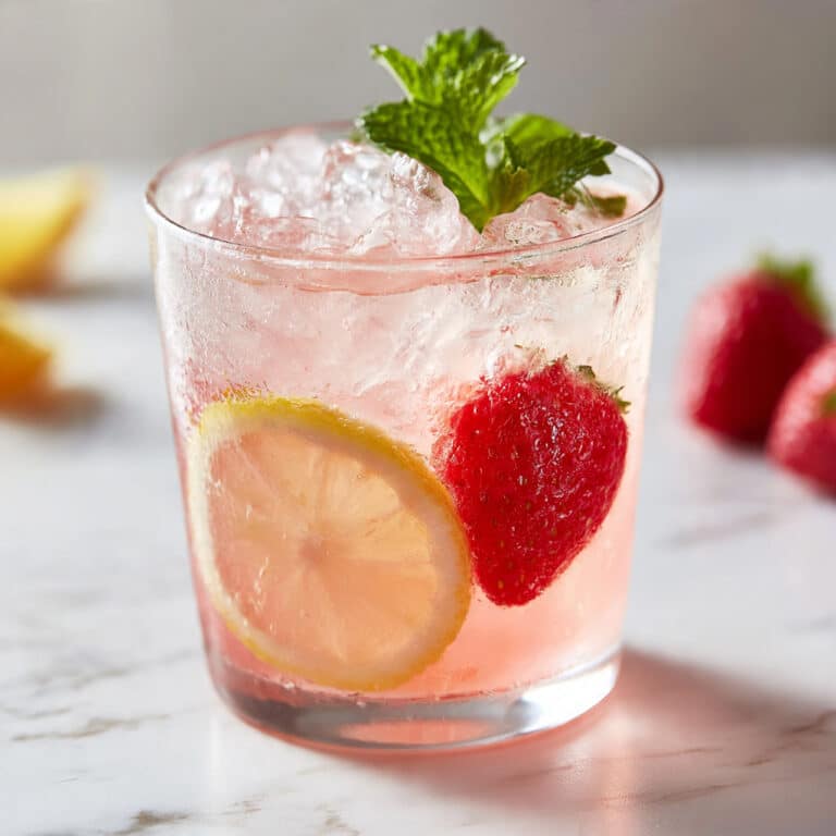 Sparkling Vodka Strawberry Lemonade Recipe