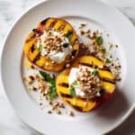 Grilled Peaches with Honey and Cinnamon Recipe
