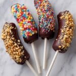 Chocolate Dipped Banana Pops Recipe