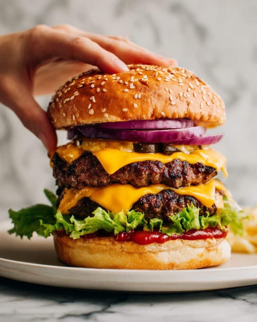 Classic Smoky Beef Burgers Recipe
