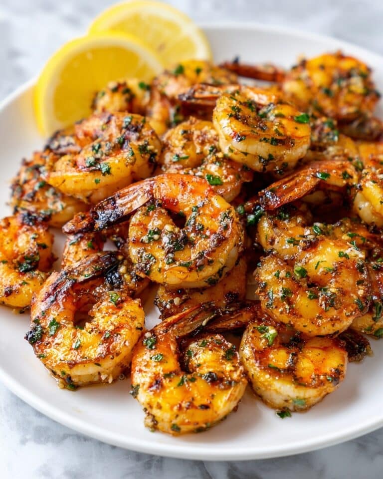 Grilled Garlic Butter Shrimp Recipe