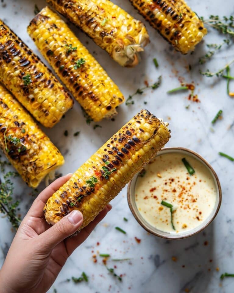 Charred Sweet Corn on the Cob Recipe
