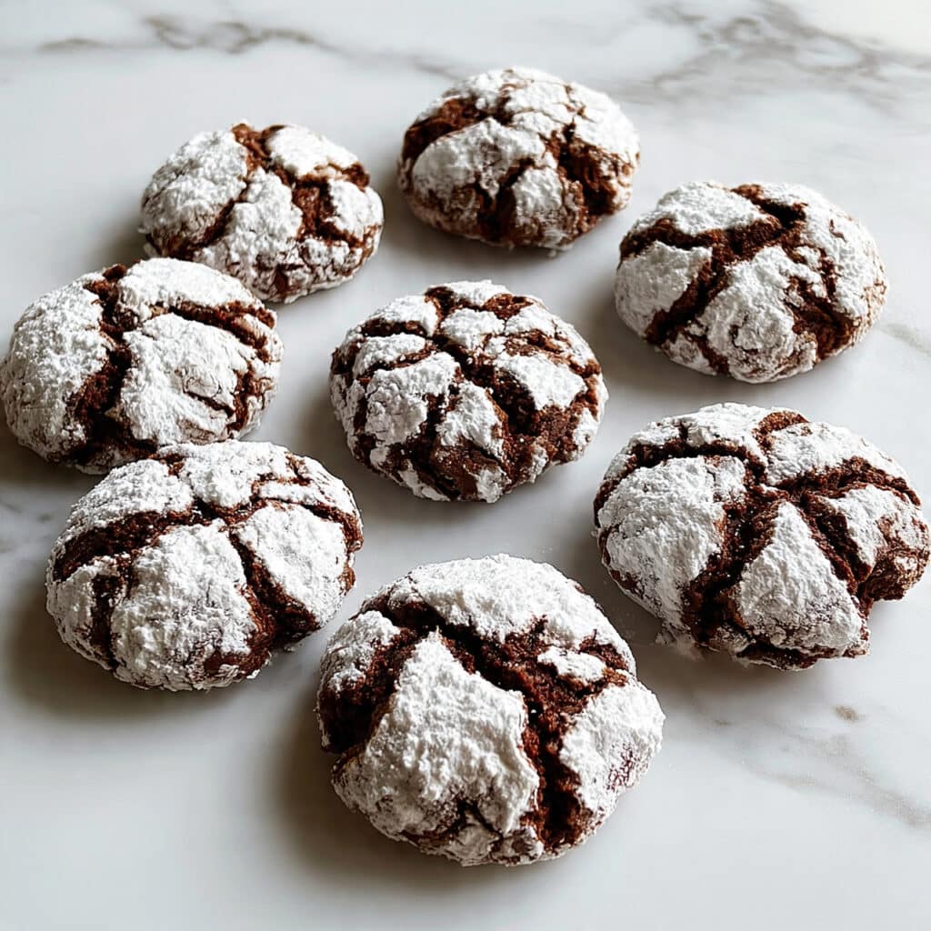 Chocolate Crinkle Cookies Recipe