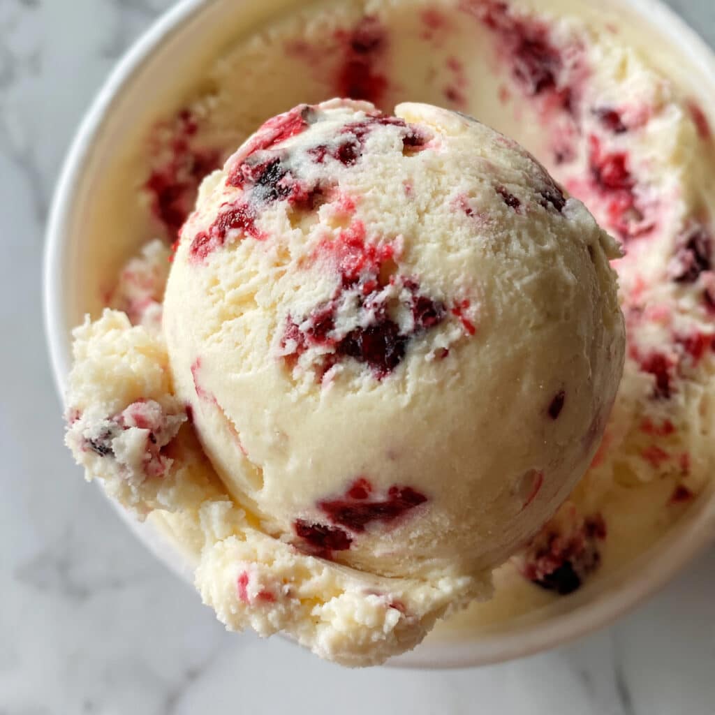 Dark Chocolate Chunk Cherry Vanilla Ice Cream Recipe
