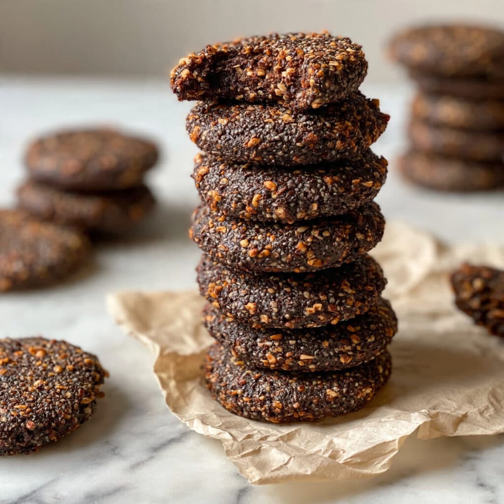 No-Bake Crispy Quinoa Cacao Cookies Recipe