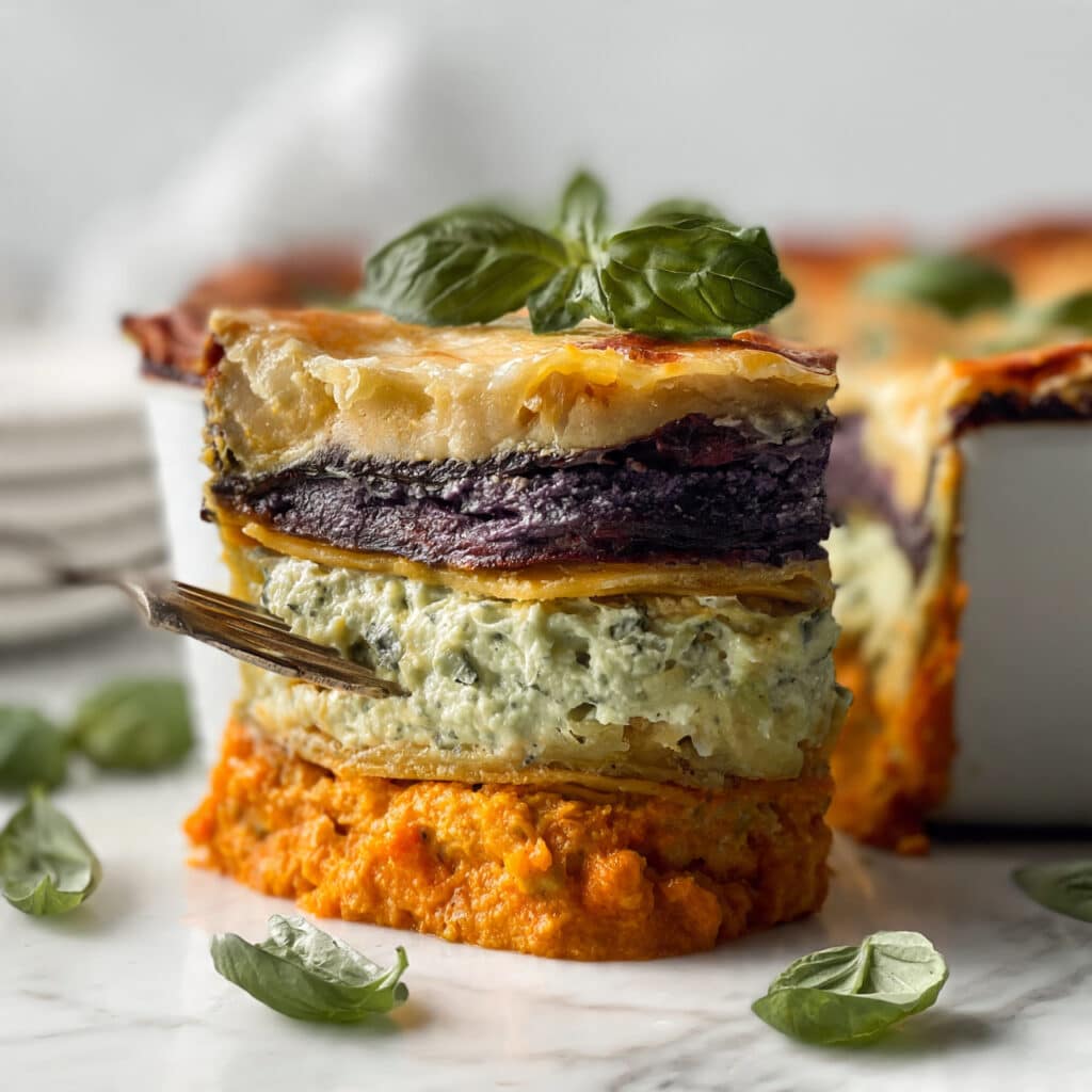 Rainbow Veggie Lasagna Recipe