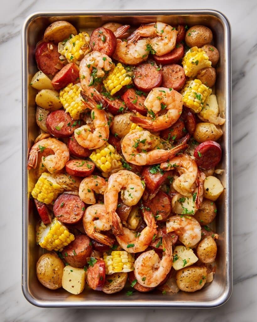 Sheet Pan Shrimp Boil Recipe