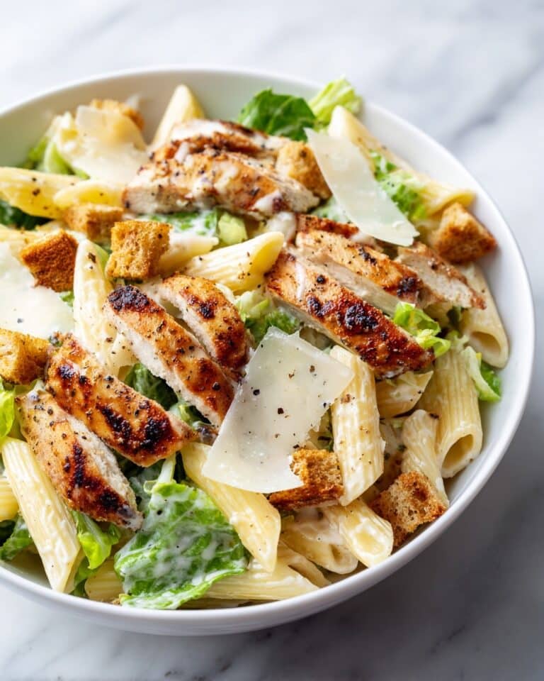 Chicken Caesar Pasta Salad Recipe