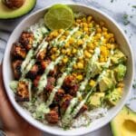 Street Corn Chicken Rice Bowls Recipe